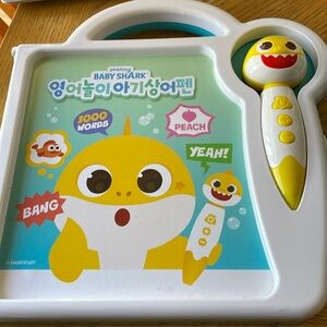 Pinkfong Baby Shark English Study Smart Sound Pen Book Card Baby Kid